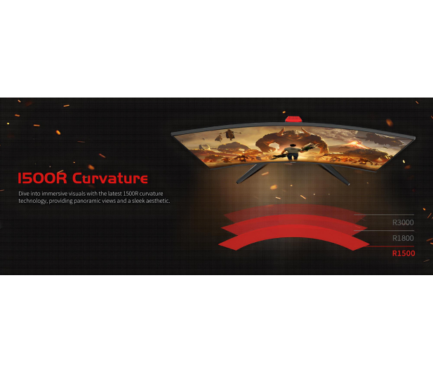 KOORUI G3221SC VA Curved 170 Hz 1ms - 1365784 - zdjęcie 10